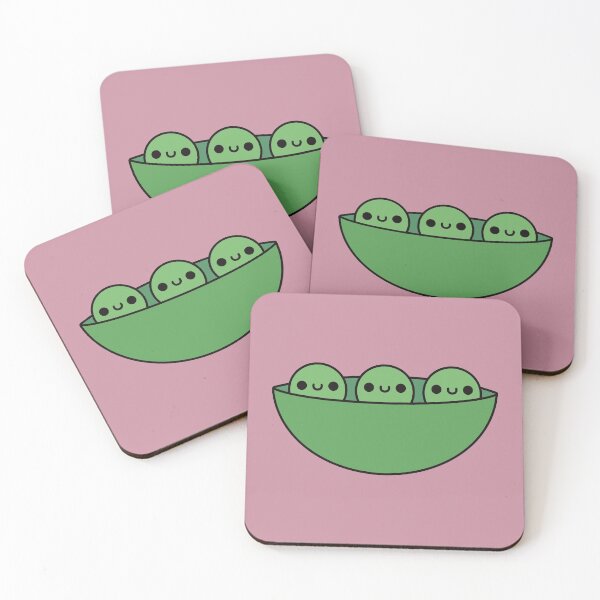 Item preview, Cute Kawaii Peas In A Pod designed and sold by KawaiiByDice.