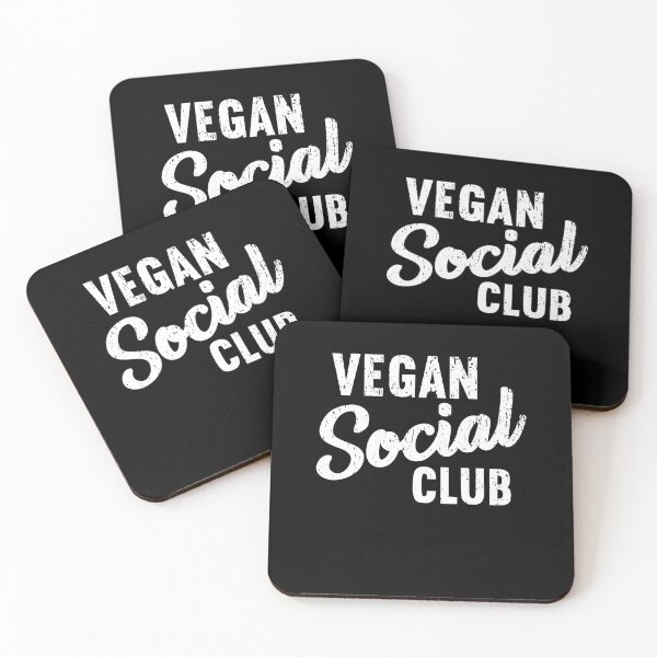Item preview, Vegan Social Club Vintage Distressed designed and sold by nanogarbanzo.