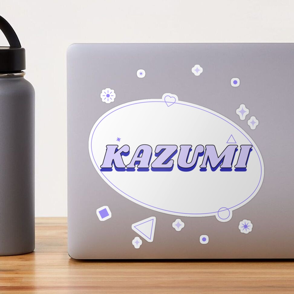 Kazumi is my name purple lilac custom personalized design