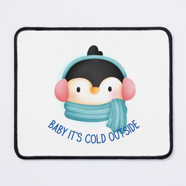 Item preview, Cute Penguin in Earmuffs designed and sold by JanesCreations.