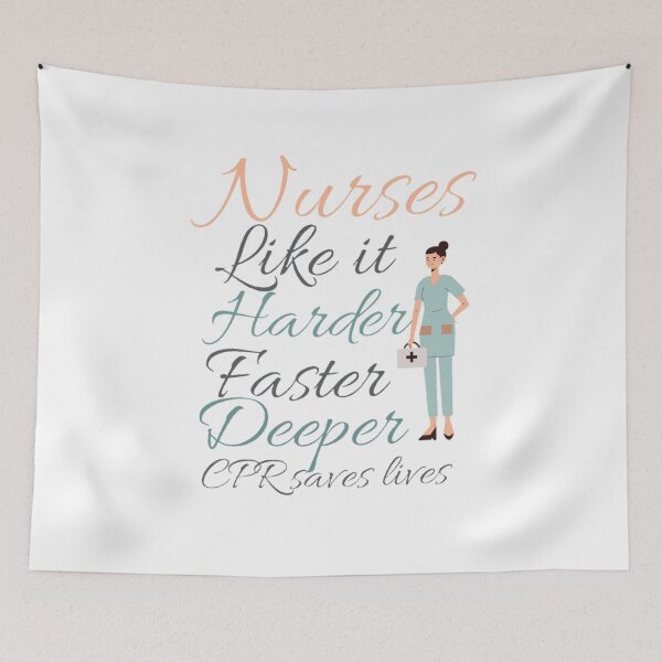 Item preview, Nurses like it harder, faster, deeper CPR saves lives designed and sold by Special-Art1.