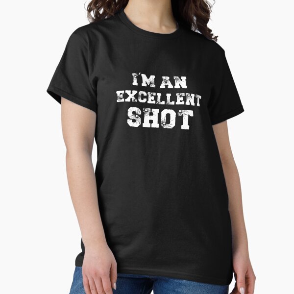 Vista previa del artículo con la obra «Soy un excelente tirador (blanco)», diseñado y vendido por FilipeFerreira.