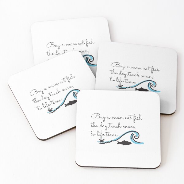 Item preview, Buy a man eat fish the day teach man to life time,Funny buy a man eat fish  designed and sold by aydidi.