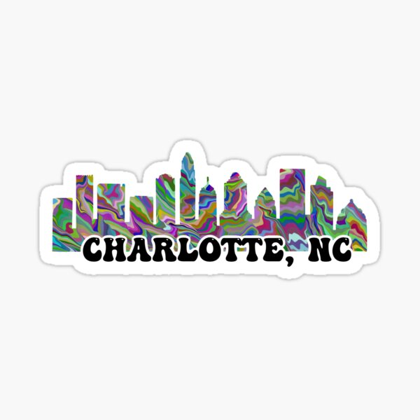 Item preview, Charlotte, NC Skyline | Rainbow designed and sold by jaydennleighh.