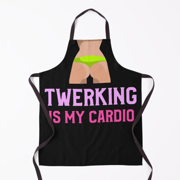 Item preview, TWERKING IS MY CARDIO FUNNY FITNESS T-SHIRT/STICKER designed and sold by BestCoolStuff.