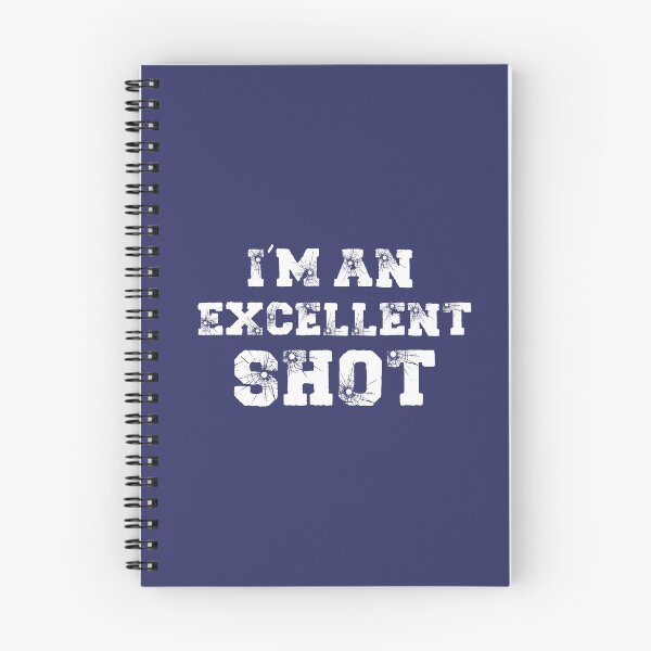 Item preview, I'm An Excellent Shot (Dark Blue BG) designed and sold by FilipeFerreira.