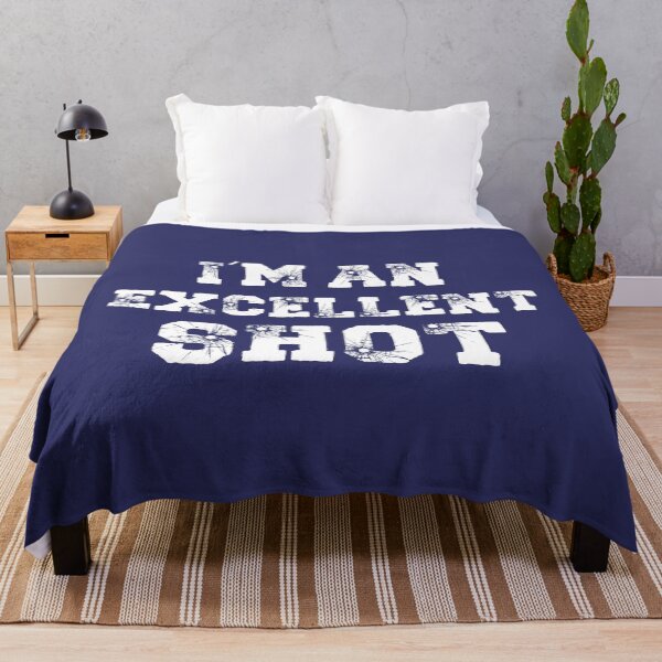 Item preview, I'm An Excellent Shot (Dark Blue BG) designed and sold by FilipeFerreira.