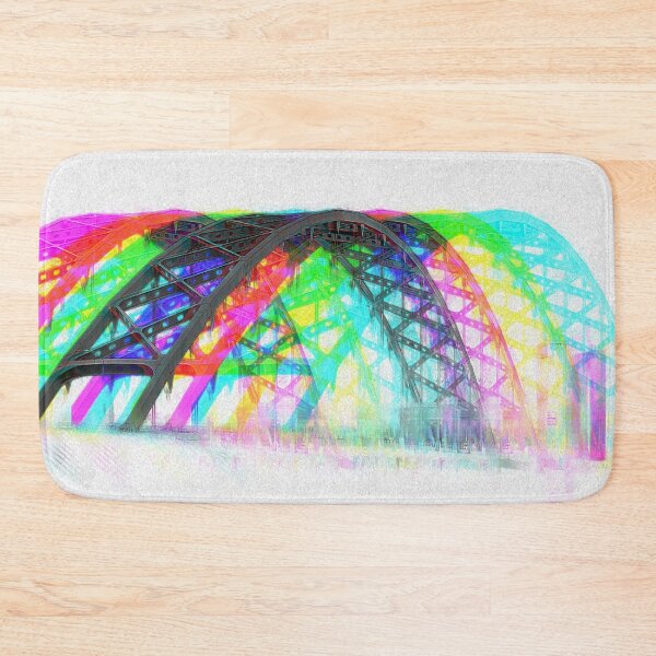 Item preview, CMYK Steel City Bridges Pop Art designed and sold by Alisonhgross18.