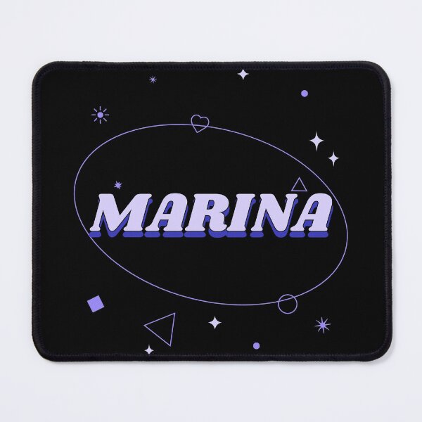 Item preview, Marina is my name purple lilac custom personalized design designed and sold by CreatedbyJR.
