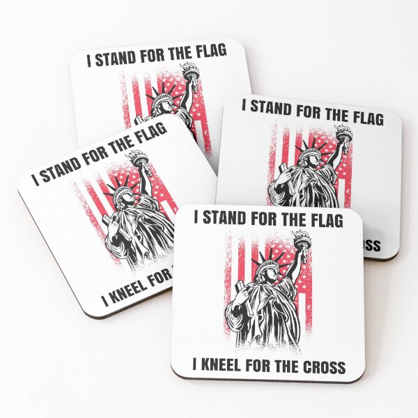 Item preview, I Stand For The Flag Kneel For The Cross designed and sold by Club7Studios.