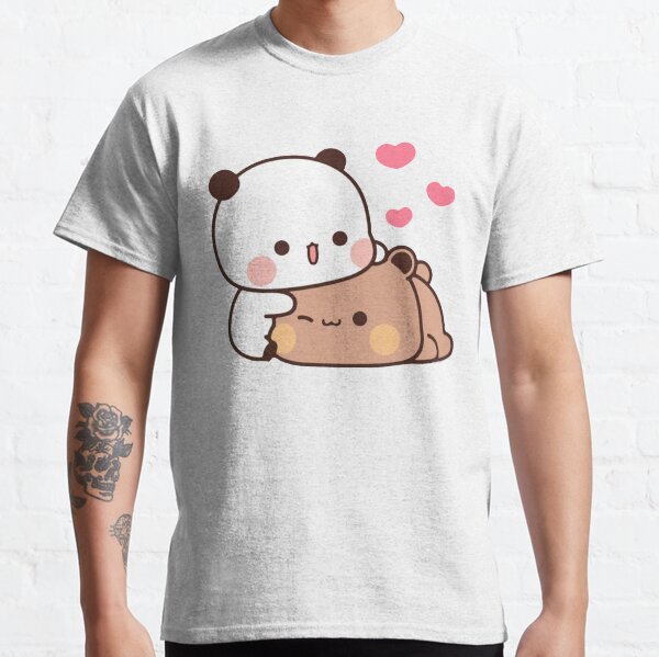 Panda And Brownie Bear Couple Classic T-Shirt