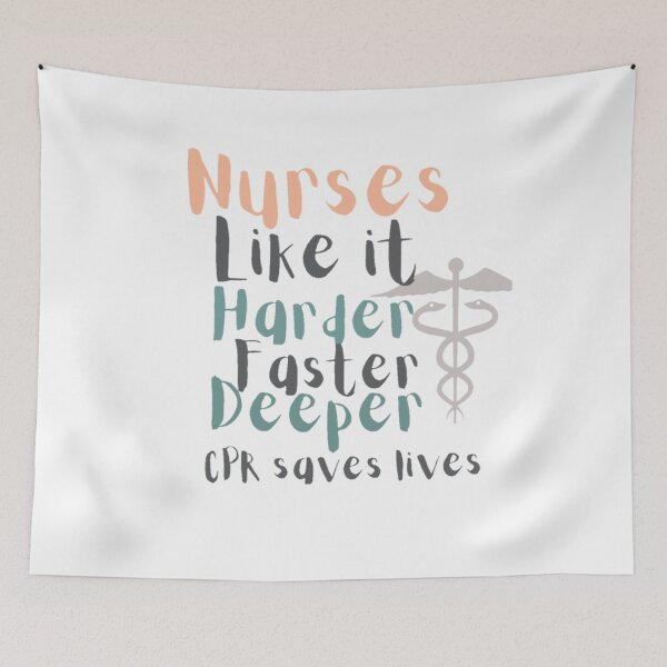 Item preview, Nurses like it harder, faster, deeper CPR saves lives designed and sold by Special-Art1.