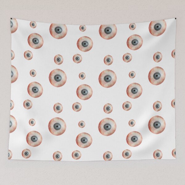 Item preview, white eye pattern designed and sold by madison easley.
