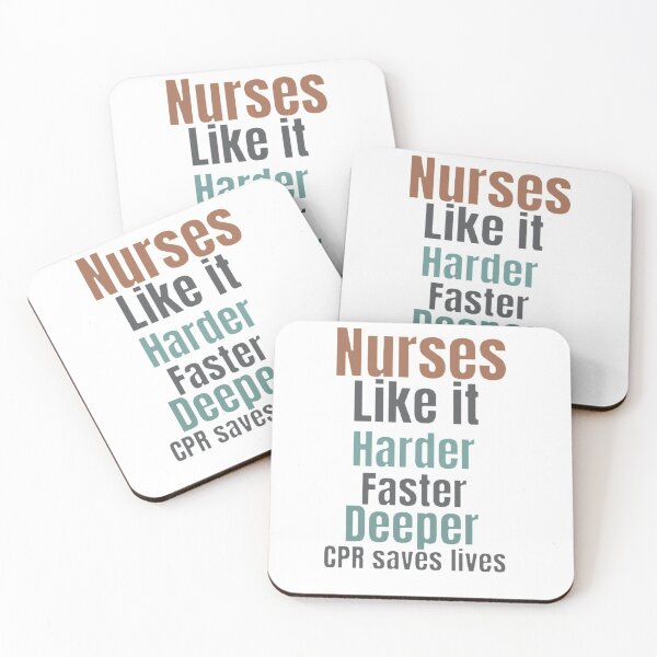 Item preview, Nurses like it harder, faster, deeper CPR saves lives designed and sold by Special-Art1.