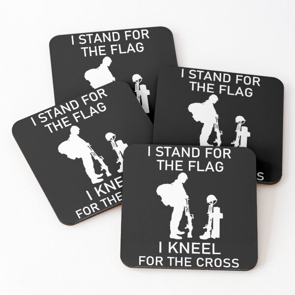 Item preview, I Stand For The Flag Kneel For The Cross designed and sold by Club7Studios.