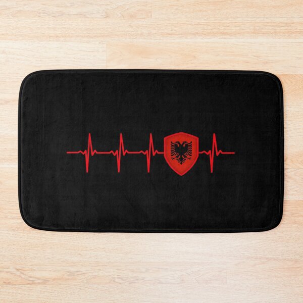 Item preview, Albania Heartbeat Flag designed and sold by Just Be Different.