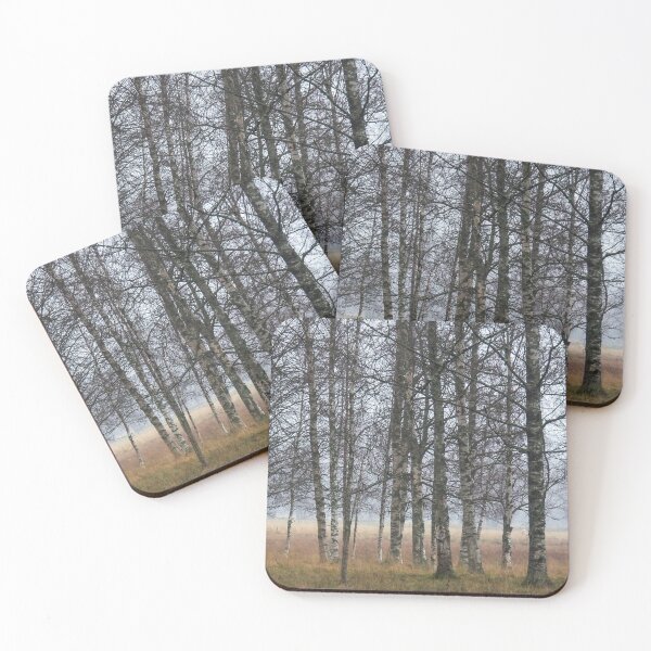 Item preview, Birch grove on a foggy day  designed and sold by Julia Pärnänen.