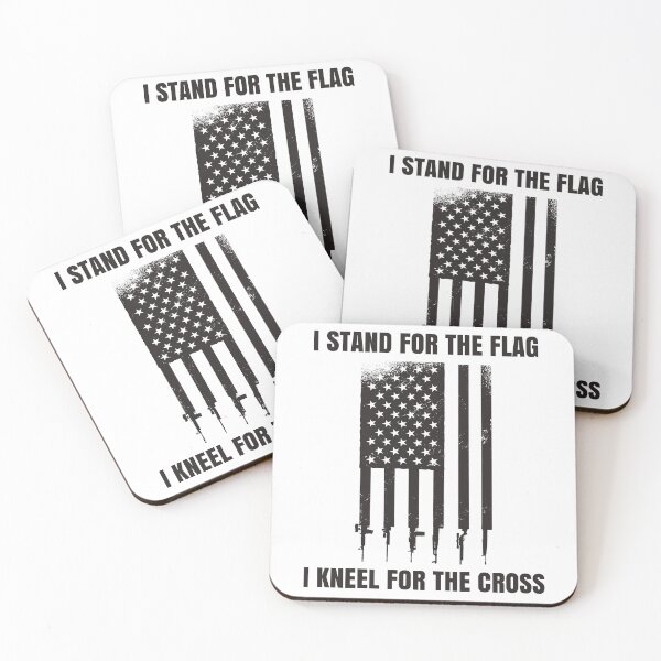 Item preview, I Stand For The Flag Kneel For The Cross designed and sold by Club7Studios.