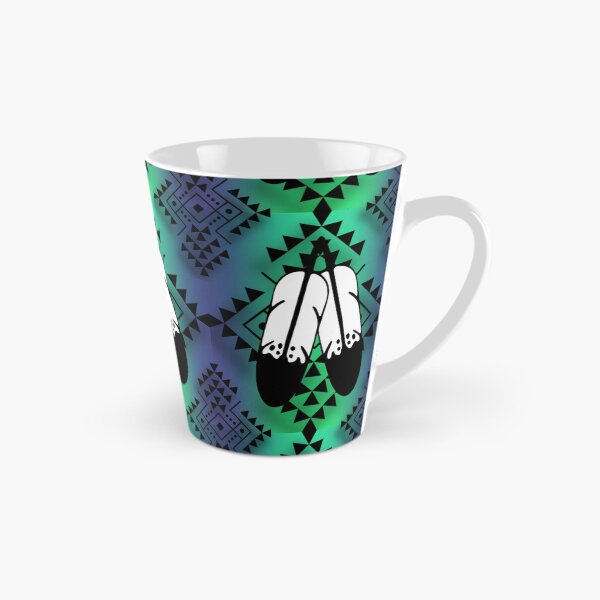 Item preview, Navy Blue / Lime Green / Black Gradient Double Feather Native Print designed and sold by JMWCD.