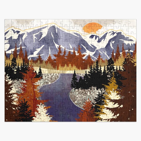 Autumn River Jigsaw Puzzle