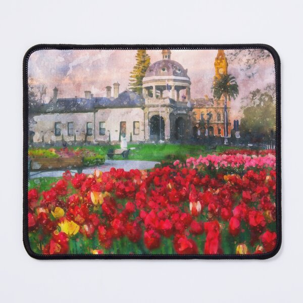 Item preview, Tulips in Bloom at Victorian Gardens Watercolor designed and sold by Steven Jodoin.