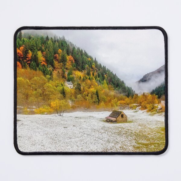 Item preview, Snowfall with low clouds designed and sold by Roberto Pagani.