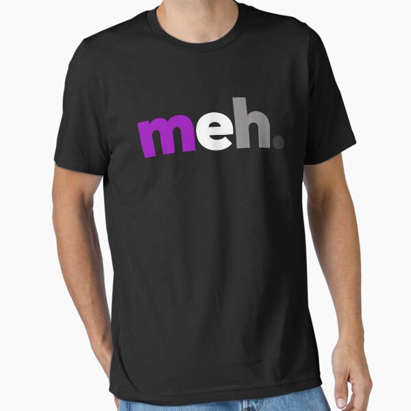 Item preview, Meh. Asexual Pride designed and sold by Subtle Pride Shop.
