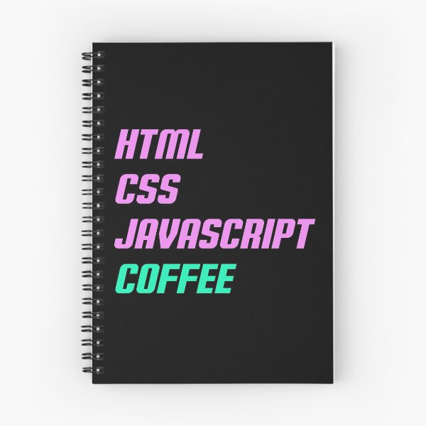 Item preview, HTML, CSS, JAVASCRIPT, COFFEE - Retro Text designed and sold by TheMajesticGoat.