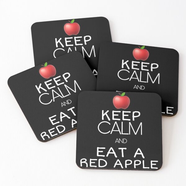 Item preview, Keep calm and eat a red apple designed and sold by salahnewdesign.