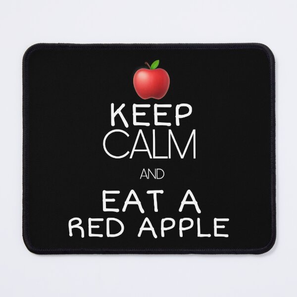 Item preview, Keep calm and eat a red apple designed and sold by salahnewdesign.