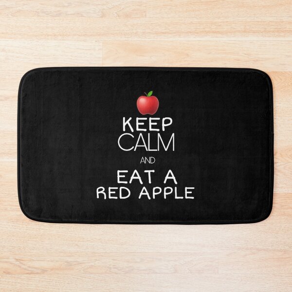 Item preview, Keep calm and eat a red apple designed and sold by salahnewdesign.