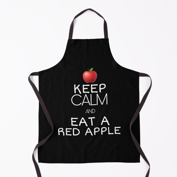 Item preview, Keep calm and eat a red apple designed and sold by salahnewdesign.