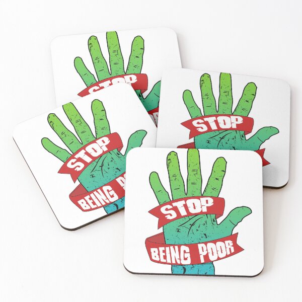Item preview, STOP BEING POOR designed and sold by storefoxmix.