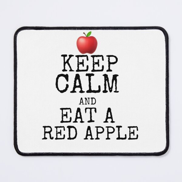 Item preview, Keep calm and eat a red apple gift designed and sold by salahnewdesign.