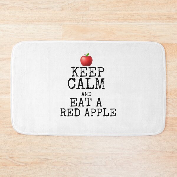 Item preview, Keep calm and eat a red apple gift designed and sold by salahnewdesign.