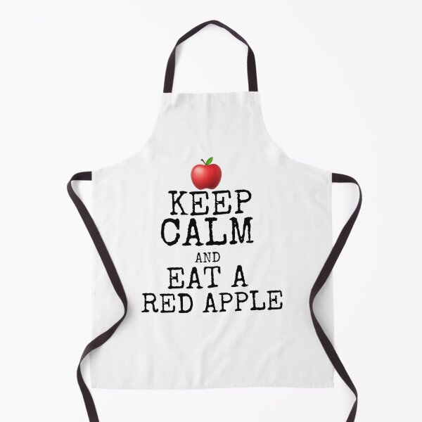 Item preview, Keep calm and eat a red apple gift designed and sold by salahnewdesign.