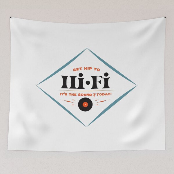 Item preview, Get hip to Hi Fi designed and sold by SerifsWhiskey.