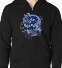 Wibbly Wobbly Timey Wimey... Stuff Zipped Hoodie