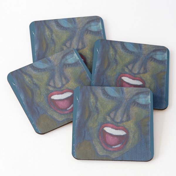 Item preview, Scream, wisewoman, femme fatal, scary faces, jeans, wird designed and sold by NessArtByEwa.