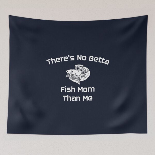 Item preview, funny cute betta fish mom, fish lover parent gift siamese fighting halfmoon betta, there's no betta fish mom than me designed and sold by Beinfashion.