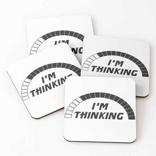 Item preview, I'm Thinking T-Shirt, Computer Loading, Adult Funny Slogan Shirt designed and sold by AllDYass.
