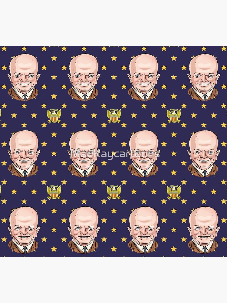 President Dwight D. Eisenhower by MacKaycartoons