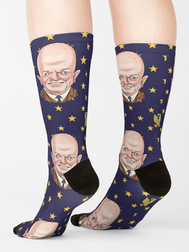 Alternate view of President Dwight D. Eisenhower Socks