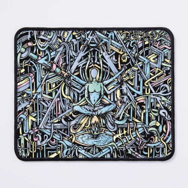 Item preview, Hexagonal Layers of Reality | Pastel Psychedelic Art designed and sold by Trippinink-.
