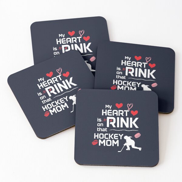 Item preview, My heart is on that rink hockey mom, hockey mom gift idea designed and sold by Beinfashion.