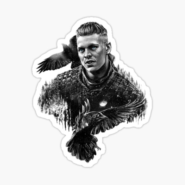 Bjorn Ironside / Ragnar Lothbrok / Vikings / Norway / Hand Drawn / Digital  Drawing / Wall Art / Picture / Print / Poster