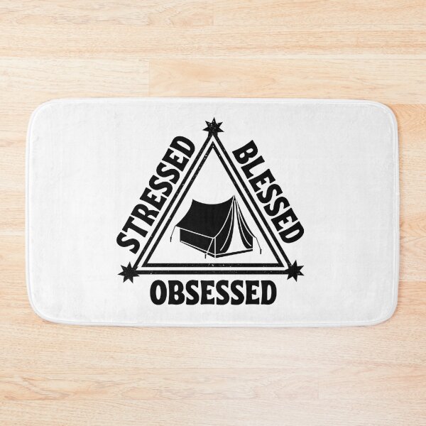 Item preview, Camping: Stressed. Blessed. Obsessed. designed and sold by TheGreenGoat.