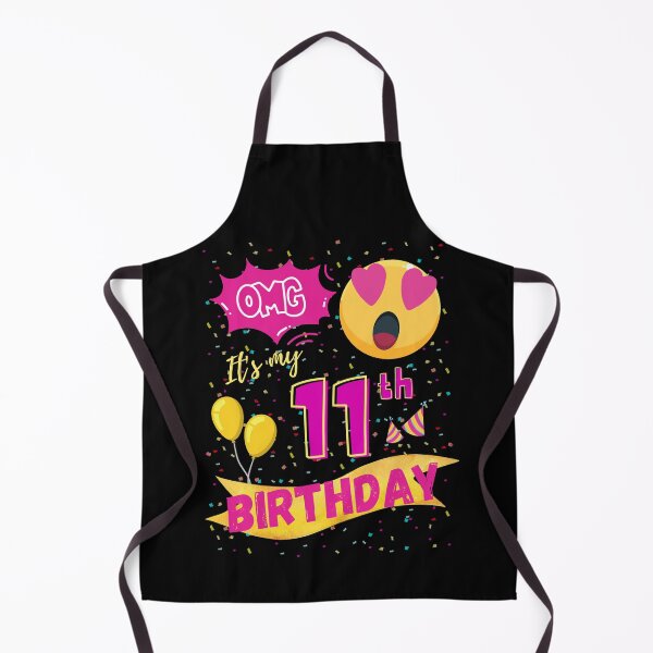 Item preview, OMG It's My 11th Birthday Emoji Love Eye designed and sold by singRsong.