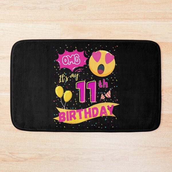Item preview, OMG It's My 11th Birthday Emoji Love Eye designed and sold by singRsong.