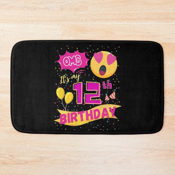 Item preview, OMG It's My 12th Birthday Emoji Love Eye designed and sold by singRsong.